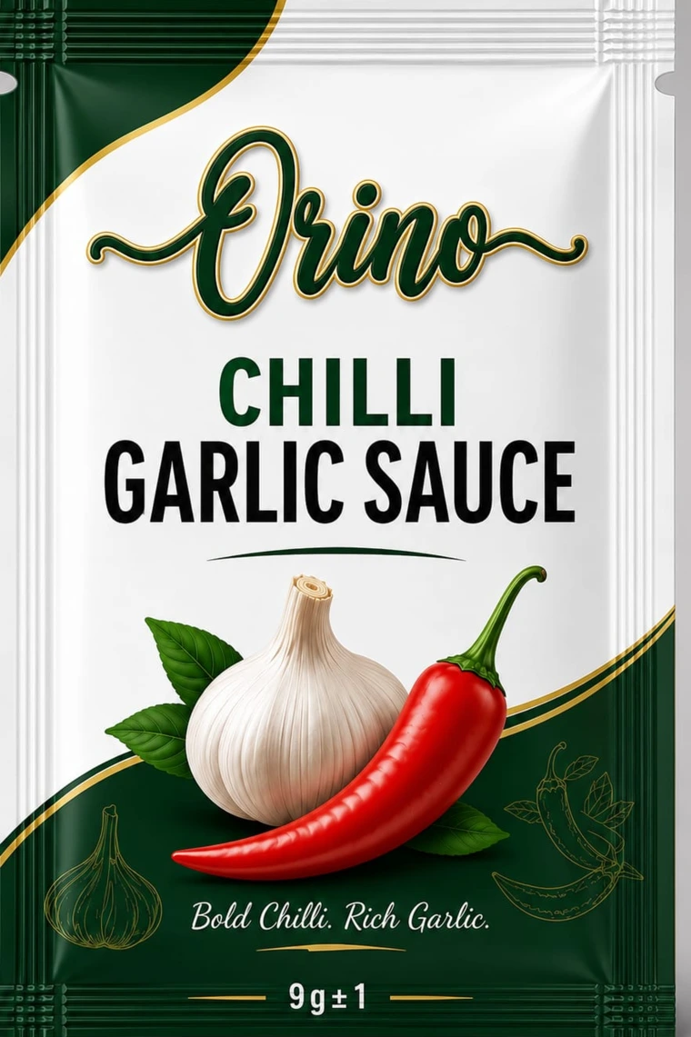 9 g Orino chilli garlic sachet